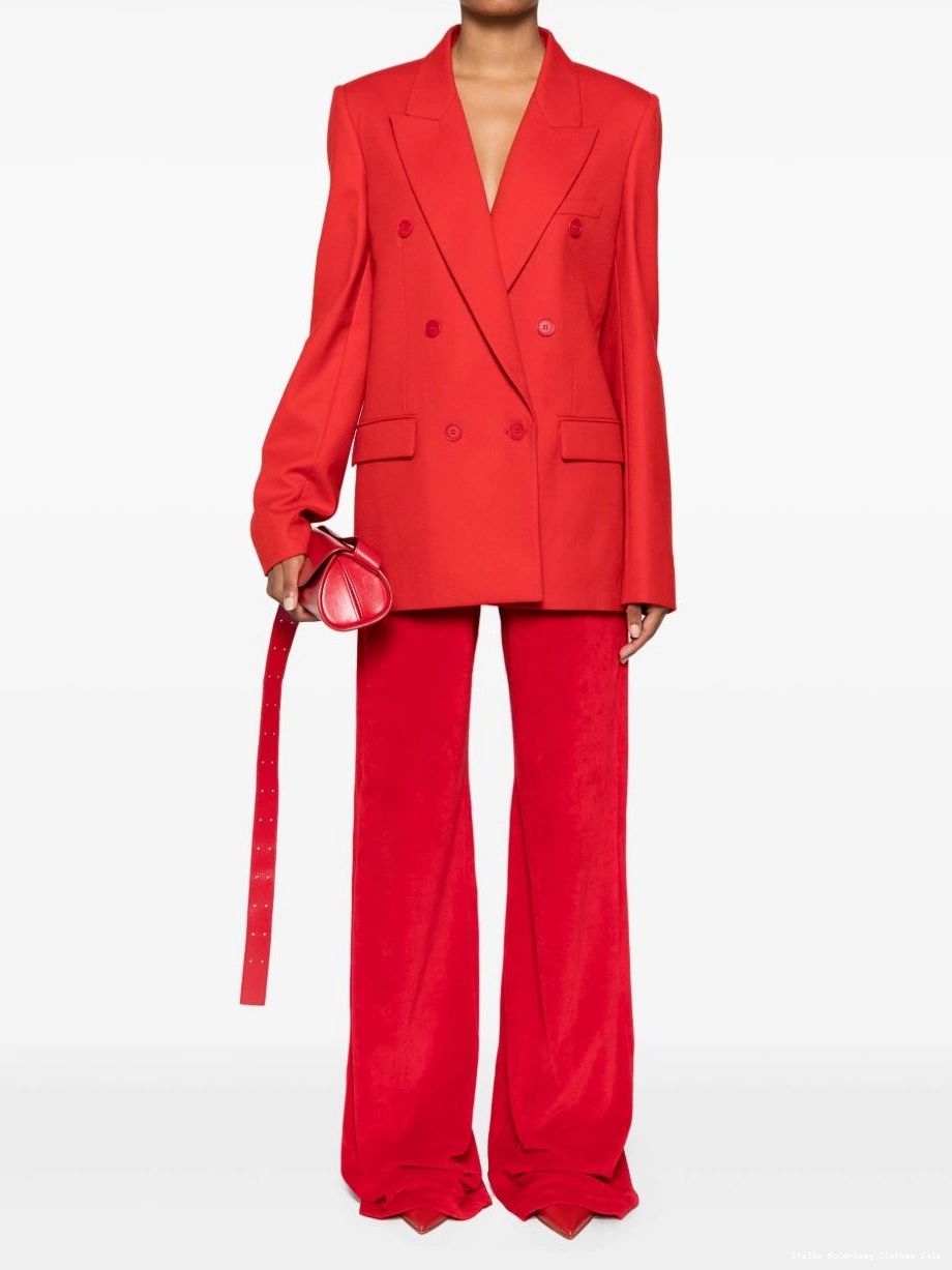 Affordable double-breasted blazer Stella Women McCartney wool 0806